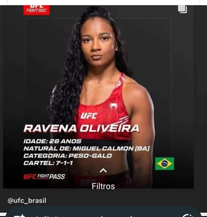 Ravena Oliveira in Her UFC Gear